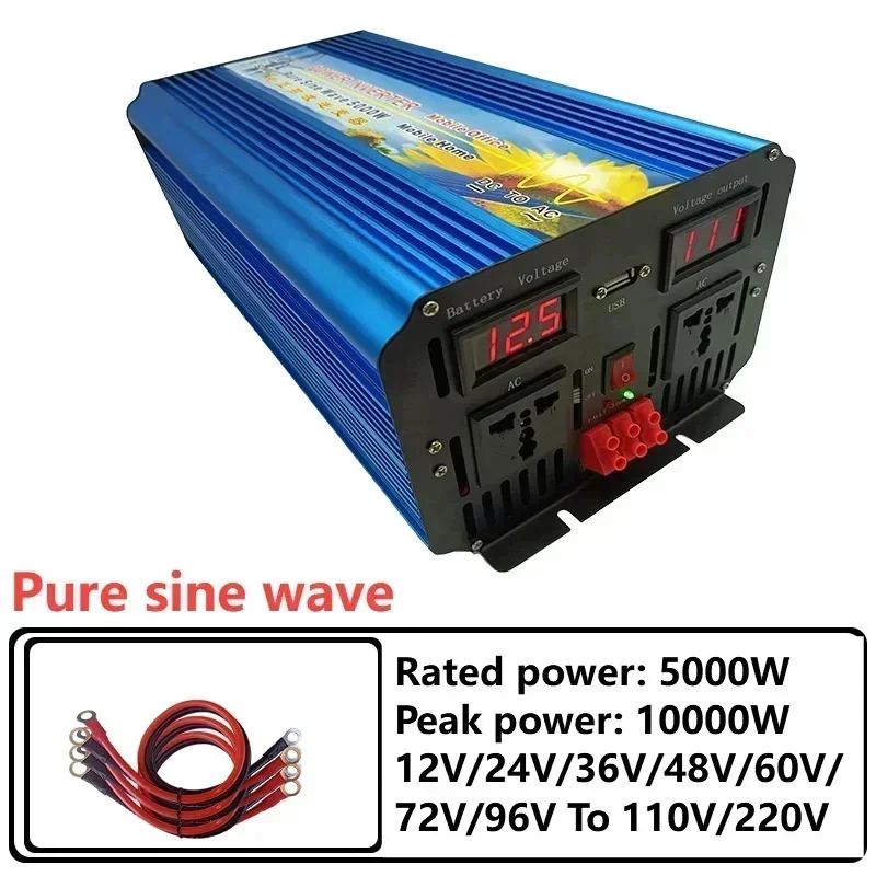 Pure Sine Wave Inverter 5000W 48V 220V - 5000W 12V 24V 36V 48V 60V