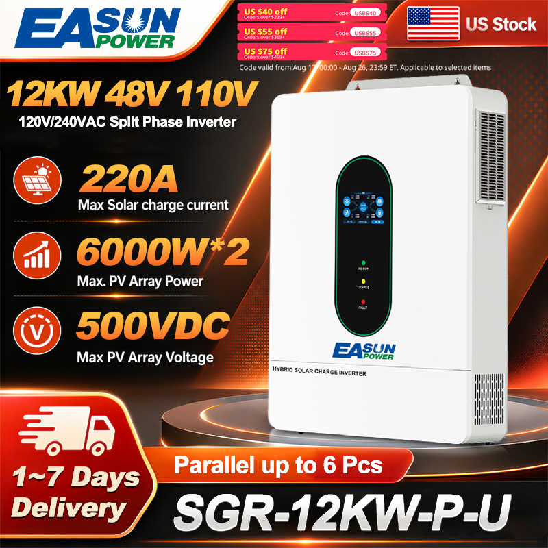 EASUN POWER 12KW Split-Phase g - Grid Tie Inverter Limiter 2000W recensie en prijs