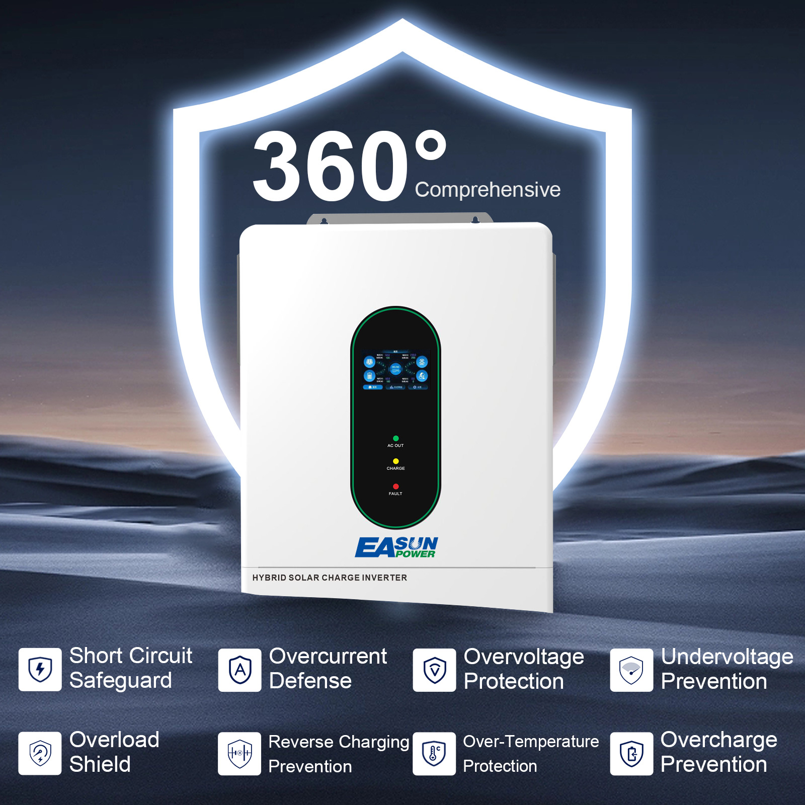 EASUN POWER 12KW Split-Phase g - Grid Tie Inverter Limiter 2000W recensie en prijs